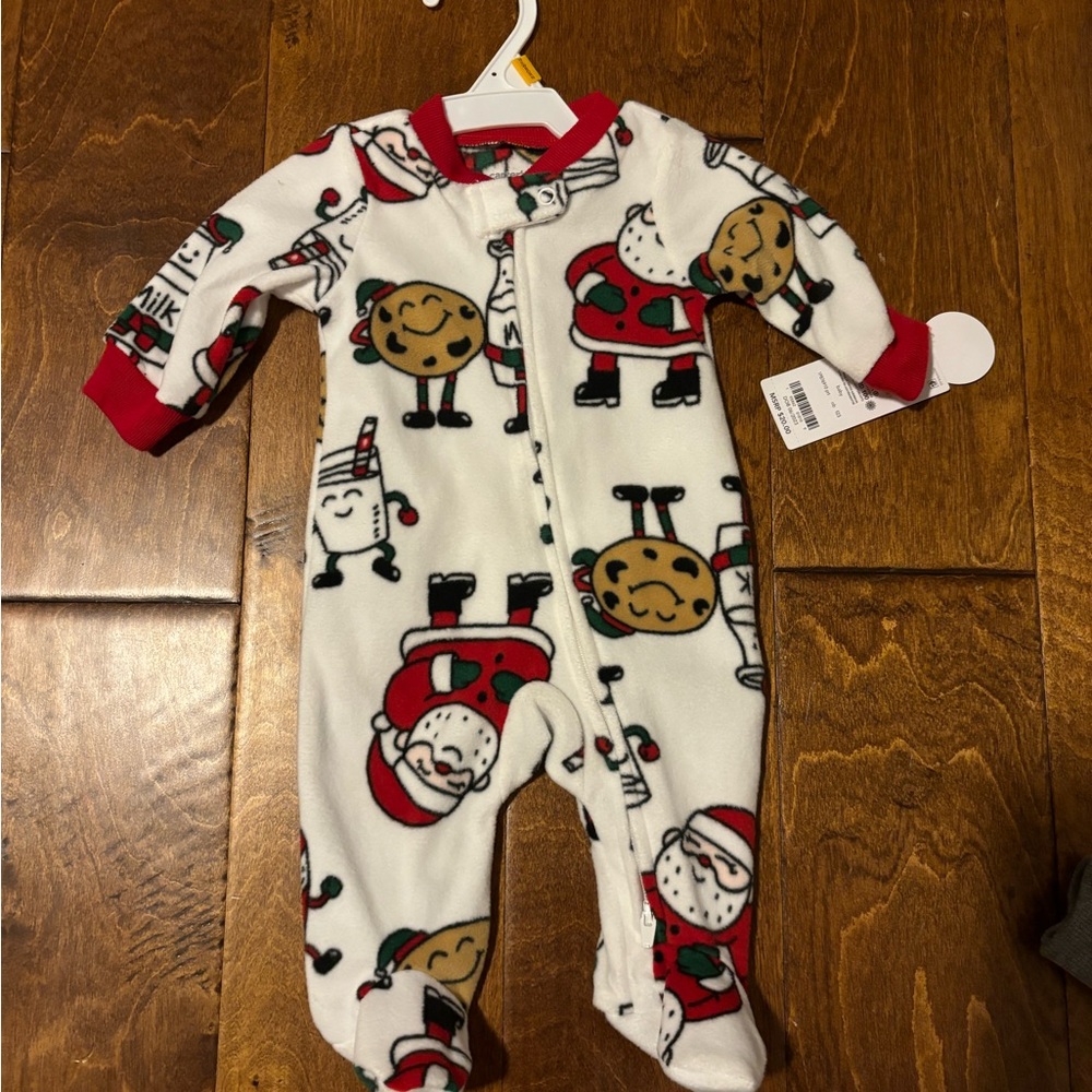 Carter's White and Red Festive Footies
